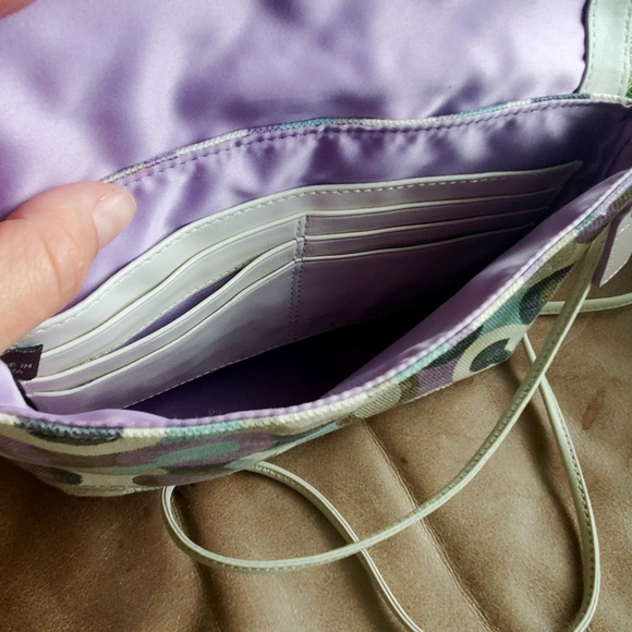 SOLD Coach Kristen Op Art Crossbody - Picture 8 of 10